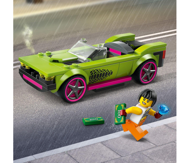 LEGO City 60415 Pościg radiowozu za muscle carem - 1202617 - zdjęcie 8